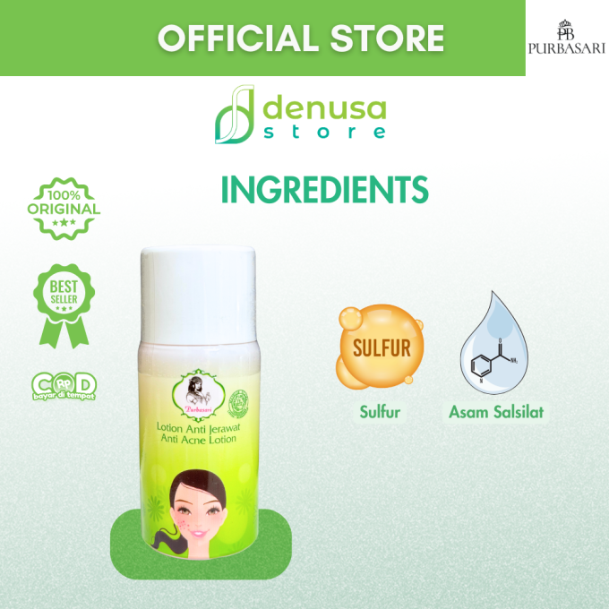 PURBASARI Lotion Anti Jerawat 50 ml