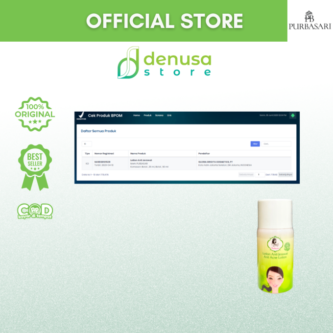 PURBASARI Lotion Anti Jerawat 50 ml