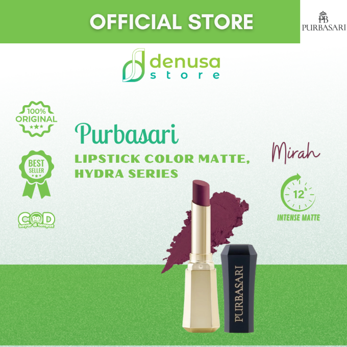 PURBASARI Lipstick Color Matte Hydra Series 82 Mirah 2.6 g