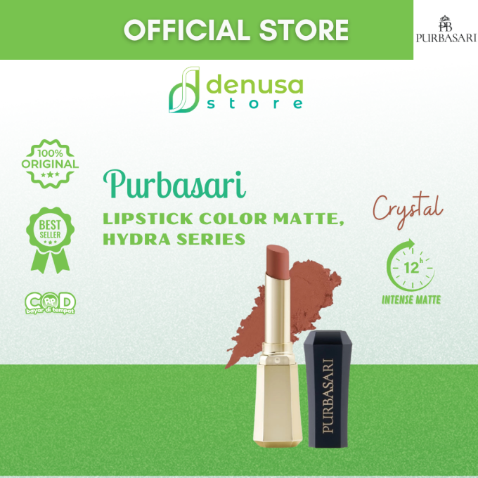 PURBASARI Lipstick Color Matte Hydra Series 90 Crystal 2.6 g