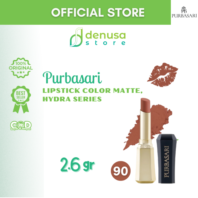 PURBASARI Lipstick Color Matte Hydra Series 90 Crystal 2.6 g