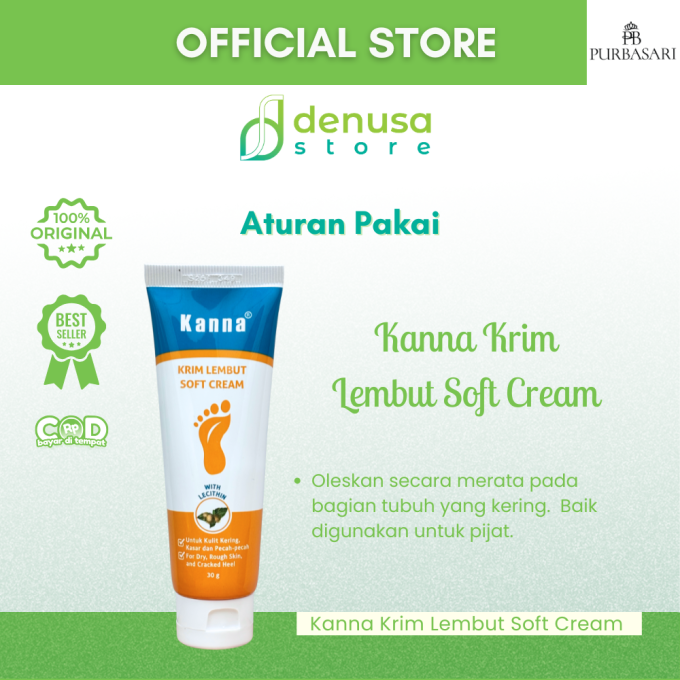 KANNA Soft Cream Krim Lembut 30 g