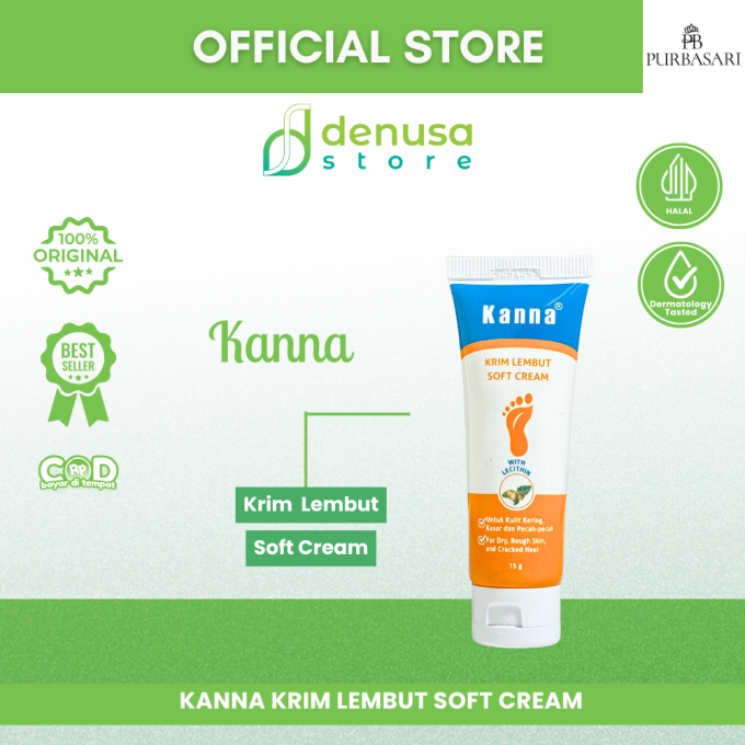 KANNA Soft Cream Krim Lembut 15 g