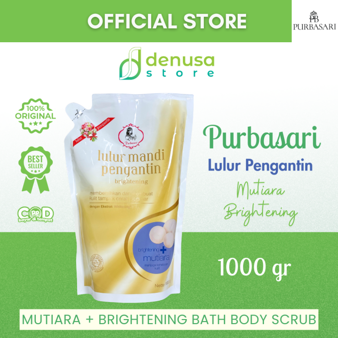 PURBASARI Lulur Pengantin Brightening + Mutiara 1000 g