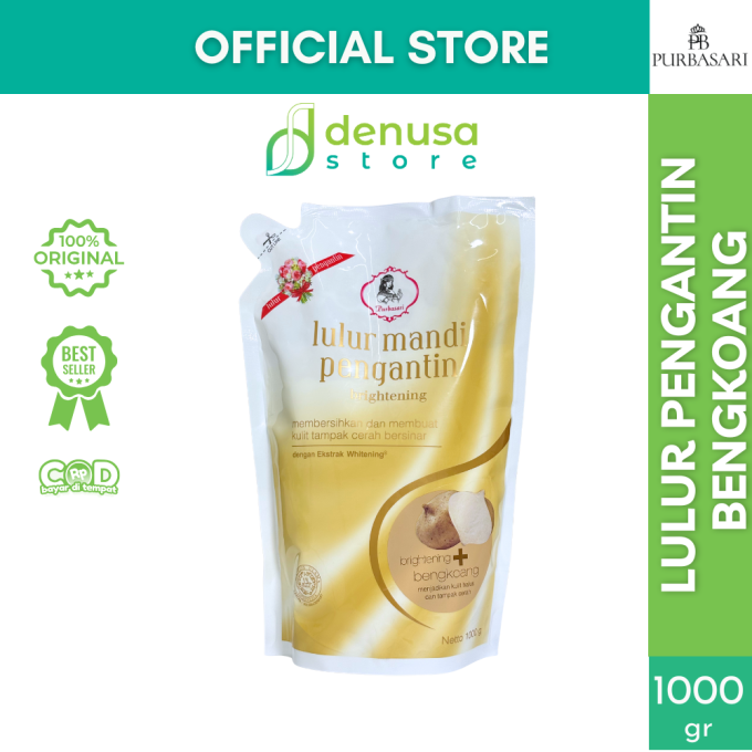 PURBASARI Lulur Pengantin Brightening + Bengkoang 1000 g