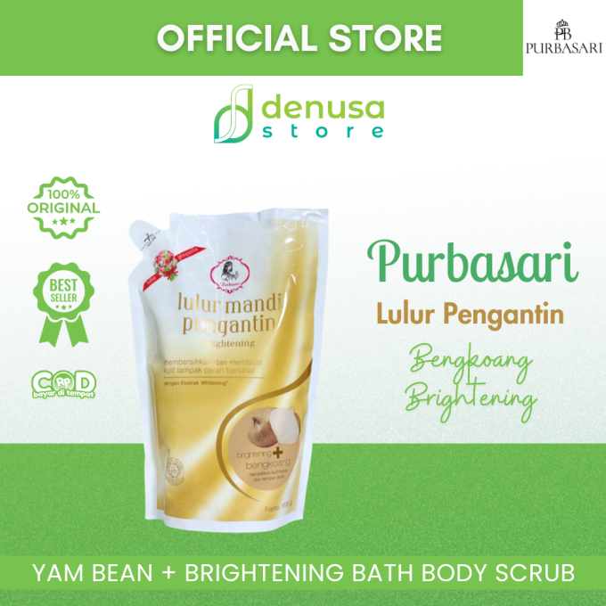 PURBASARI Lulur Pengantin Brightening + Bengkoang 1000 g