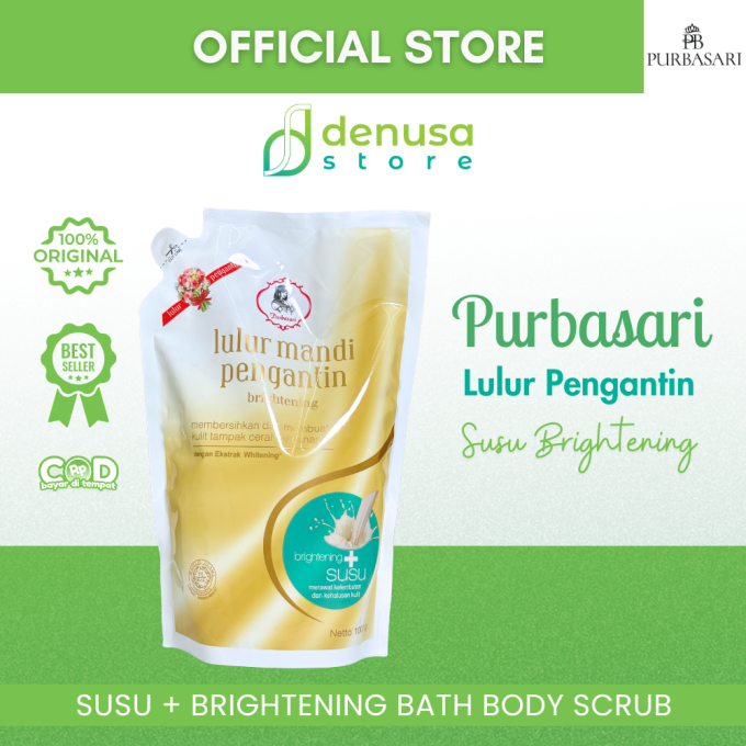 PURBASARI Lulur Pengantin Brightening + Susu 1000 g