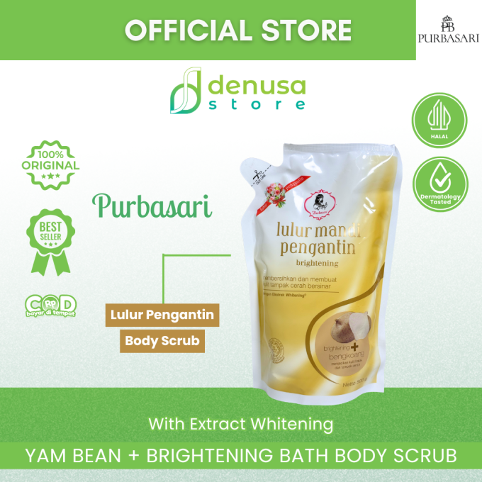 PURBASARI Lulur Pengantin Brightening + Bengkoang 500 g