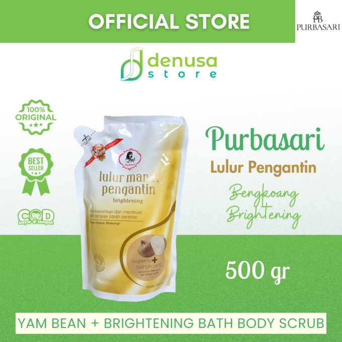 PURBASARI Lulur Pengantin Brightening + Bengkoang 500 g