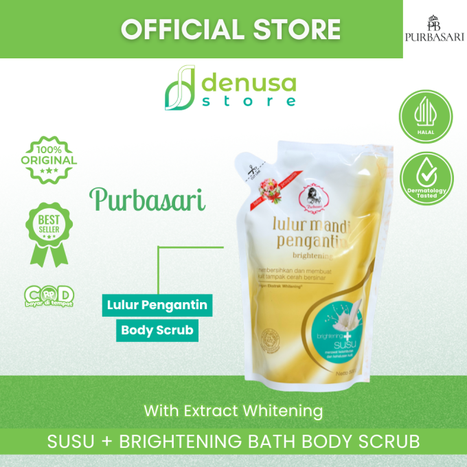 PURBASARI Lulur Pengantin Brightening + Susu 500 g