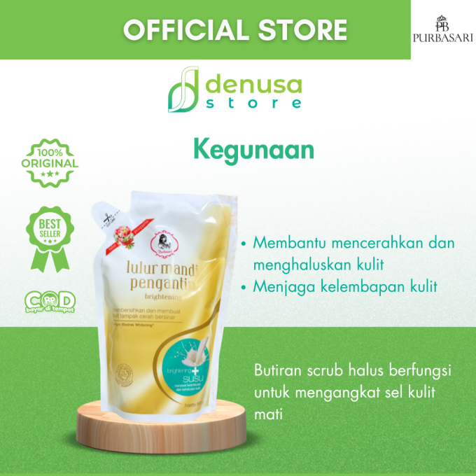 PURBASARI Lulur Pengantin Brightening + Susu 500 g