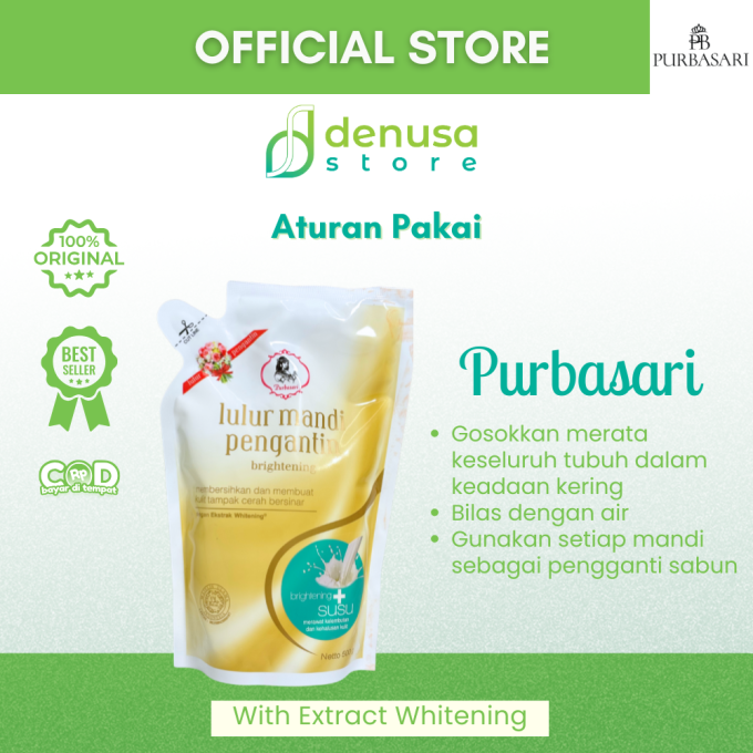 PURBASARI Lulur Pengantin Brightening + Susu 500 g
