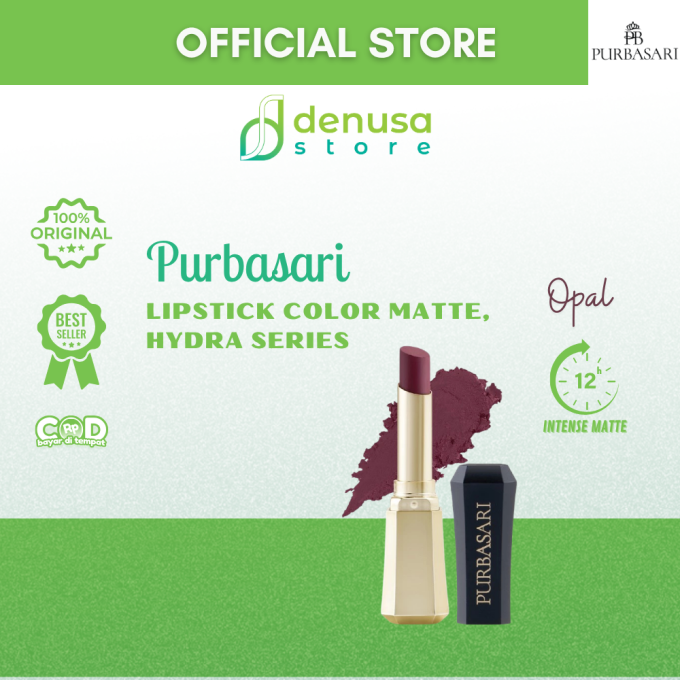 PURBASARI Lipstick Color Matte Hydra Series 91 Opal 2.6 g