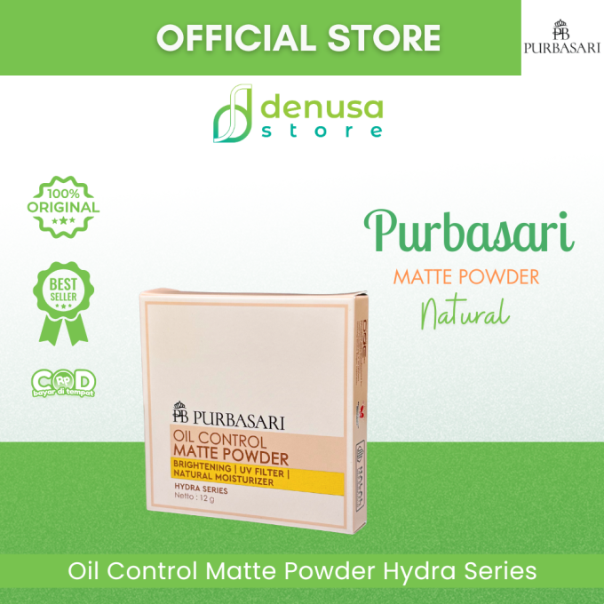 PURBASARI Oil Control Matte Powder Hydra Series Natural 12 g