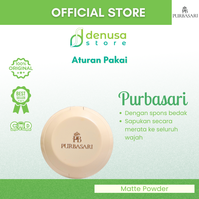 PURBASARI Oil Control Matte Powder Hydra Series Natural 12 g