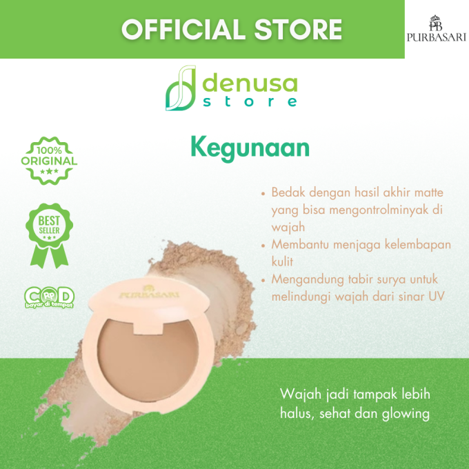 PURBASARI Oil Control Matte Powder Hydra Series Cream 12 g
