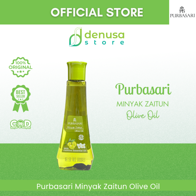 PURBASARI Minyak Zaitun Olive Oil With Jasmine Essential Oil 150 ml