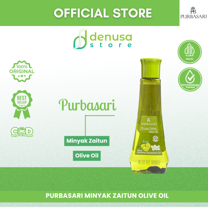 PURBASARI Minyak Zaitun Olive Oil With Jasmine Essential Oil 150 ml