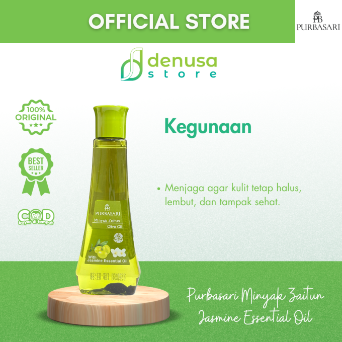PURBASARI Minyak Zaitun Olive Oil With Jasmine Essential Oil 150 ml