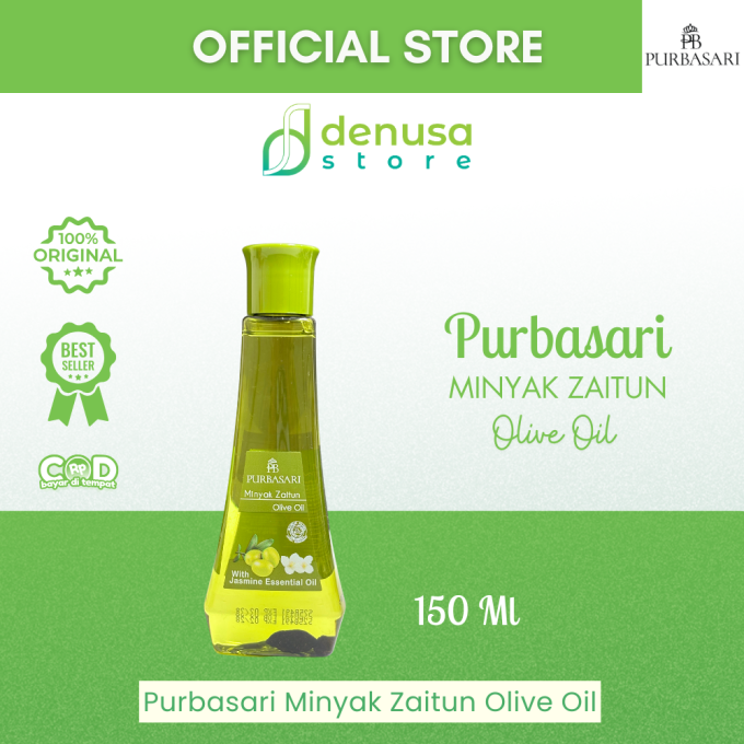 PURBASARI Minyak Zaitun Olive Oil With Jasmine Essential Oil 150 ml