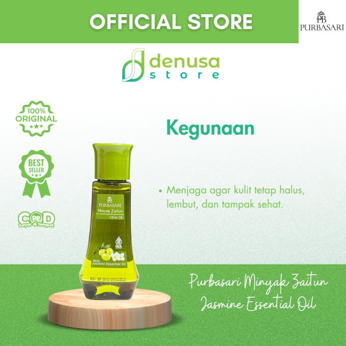 PURBASARI Minyak Zaitun Olive Oil With Jasmine Essential Oil 75 ml