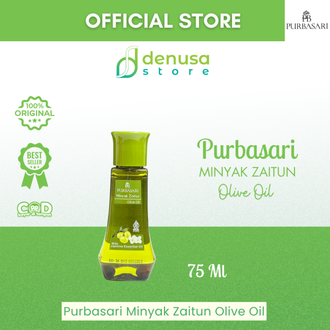 PURBASARI Minyak Zaitun Olive Oil With Jasmine Essential Oil 75 ml