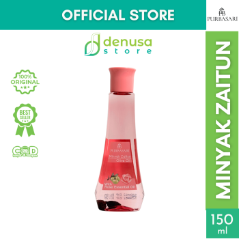 PURBASARI Minyak Zaitun Olive Oil With Rose Essential Oil 150 ml