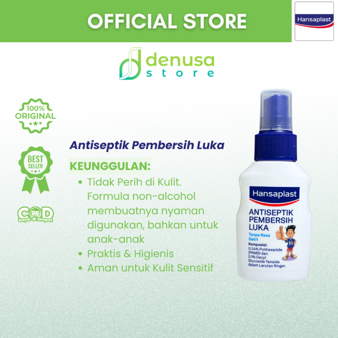 HANSAPLAST Antiseptik Pembersih Luka 40ml