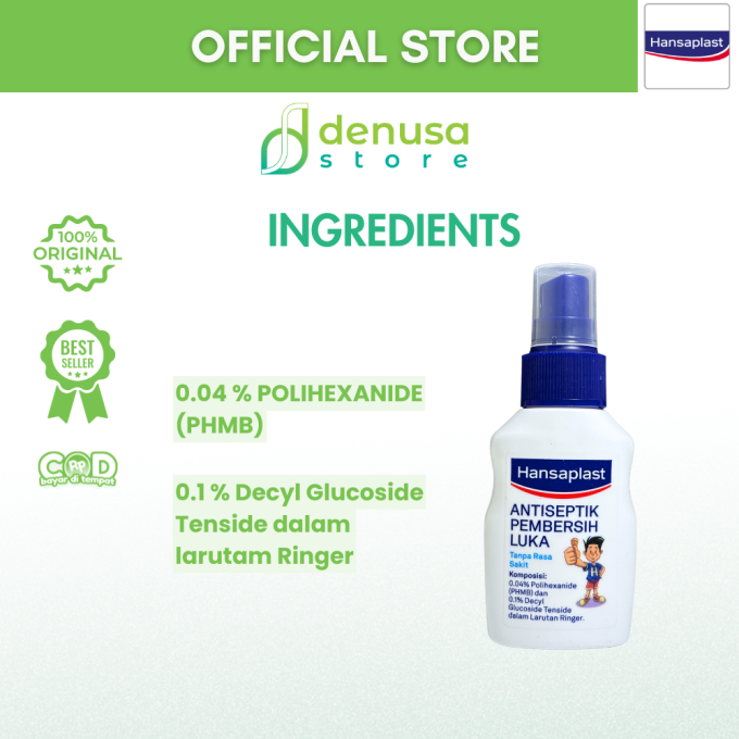 HANSAPLAST Antiseptik Pembersih Luka 40ml