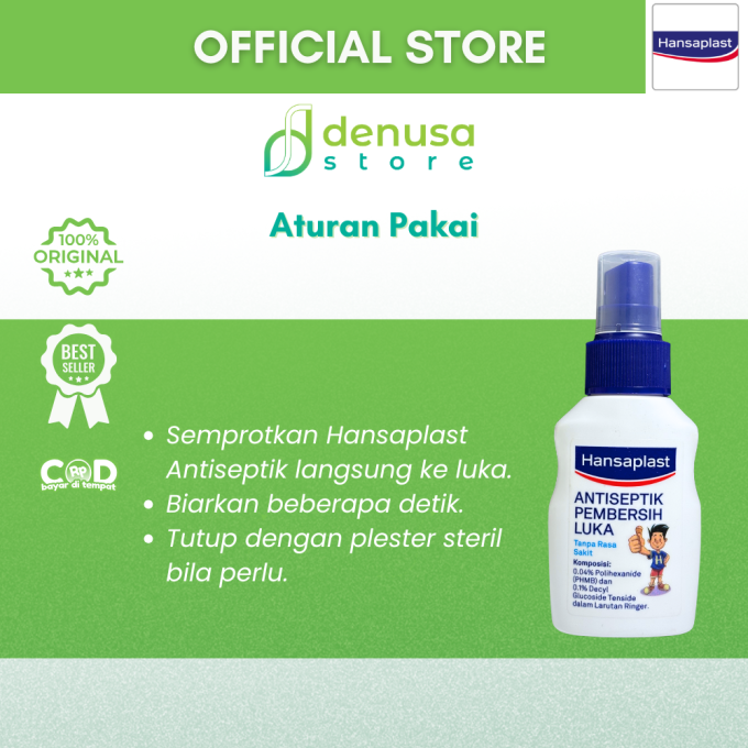 HANSAPLAST Antiseptik Pembersih Luka 40ml