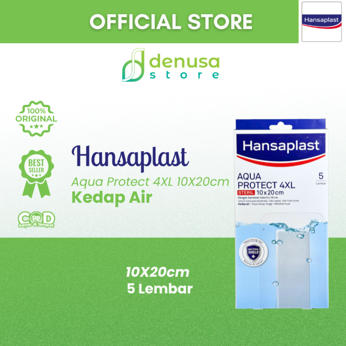 HANSAPLAST Aqua Protect 4XL Steril 10x20cm 5 Lembar