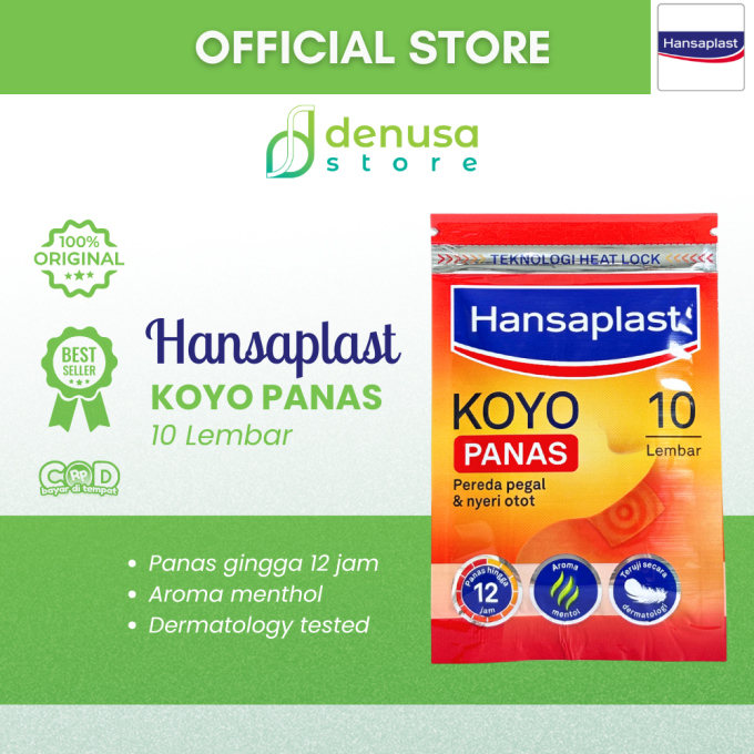 HANSAPLAST Koyo Panas 1 Sachet isi 10 lembar