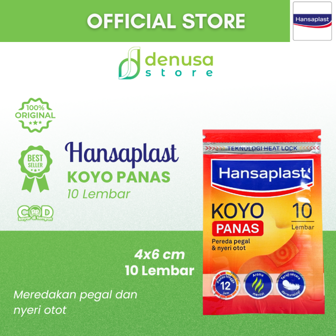 HANSAPLAST Koyo Panas 1 Sachet isi 10 lembar