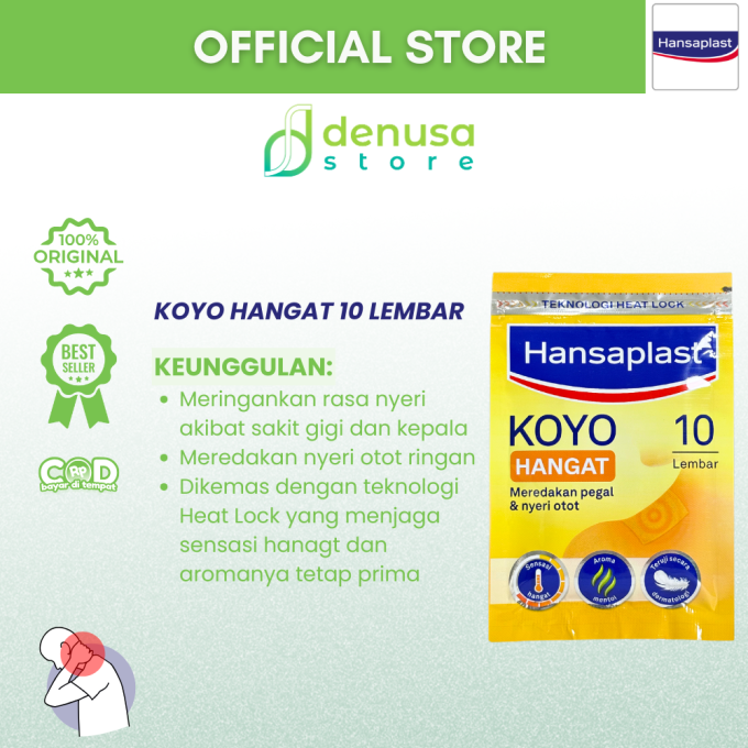 HANSAPLAST Koyo Hangat 1 Sachet isi 10 lembar