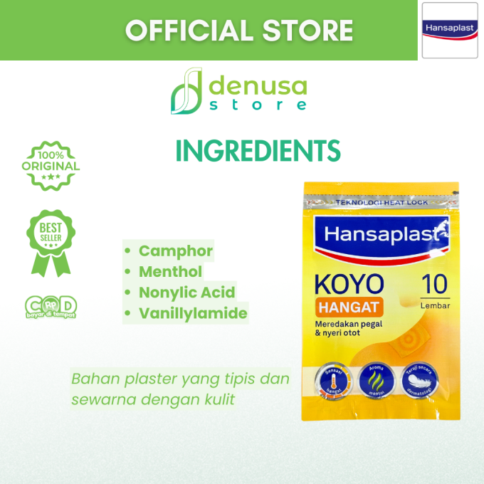 HANSAPLAST Koyo Hangat 1 Sachet isi 10 lembar