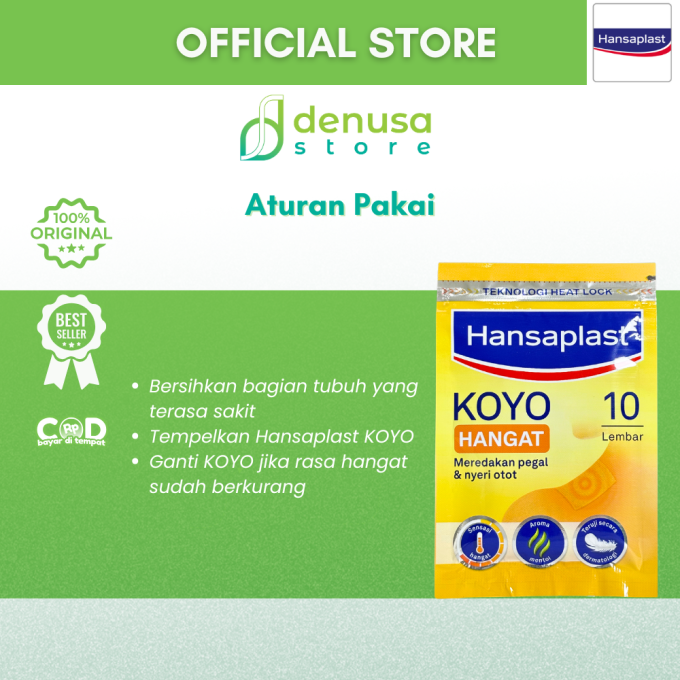 HANSAPLAST Koyo Hangat 1 Sachet isi 10 lembar
