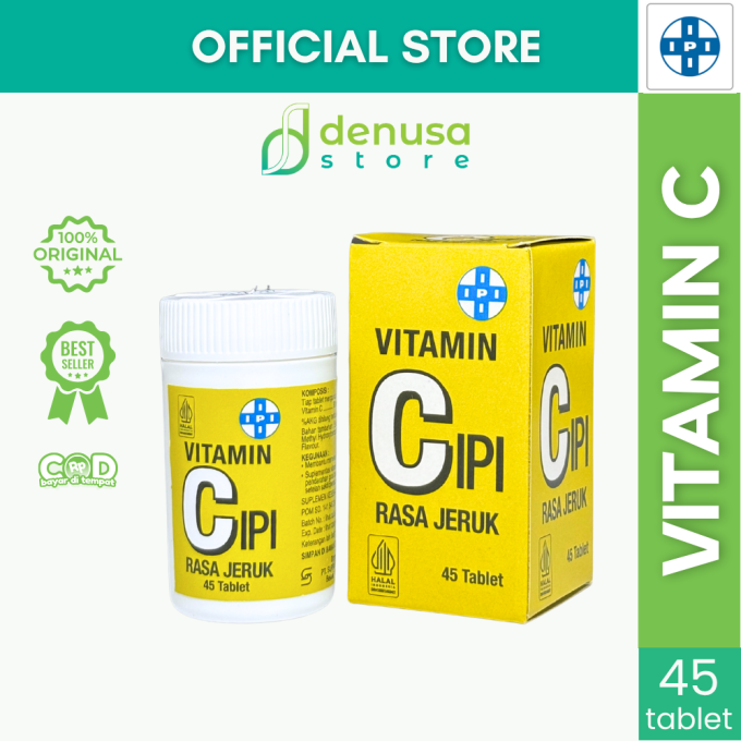 IPI Vitamin C Rasa Jeruk 45 Tablet