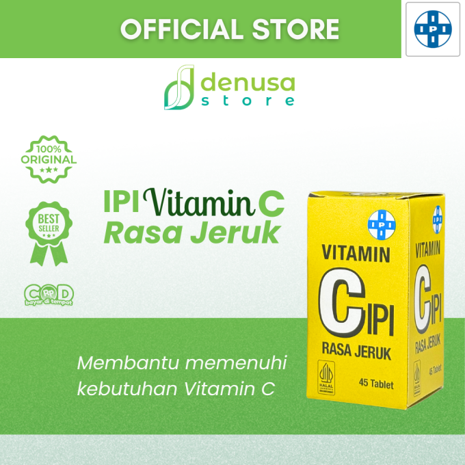 IPI Vitamin C Rasa Jeruk 45 Tablet