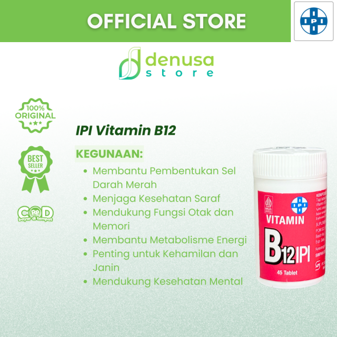 IPI Vitamin B12 45 Tablet