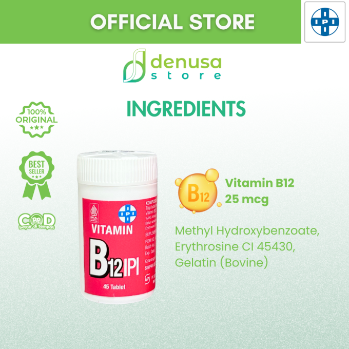 IPI Vitamin B12 45 Tablet