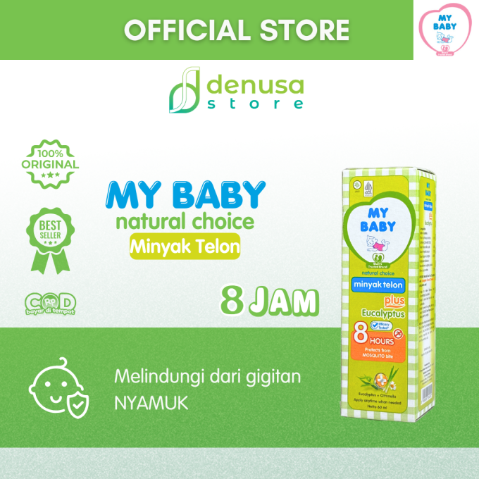MY BABY Minyak Telon Plus Eucalyptus 8 Jam 60 ml