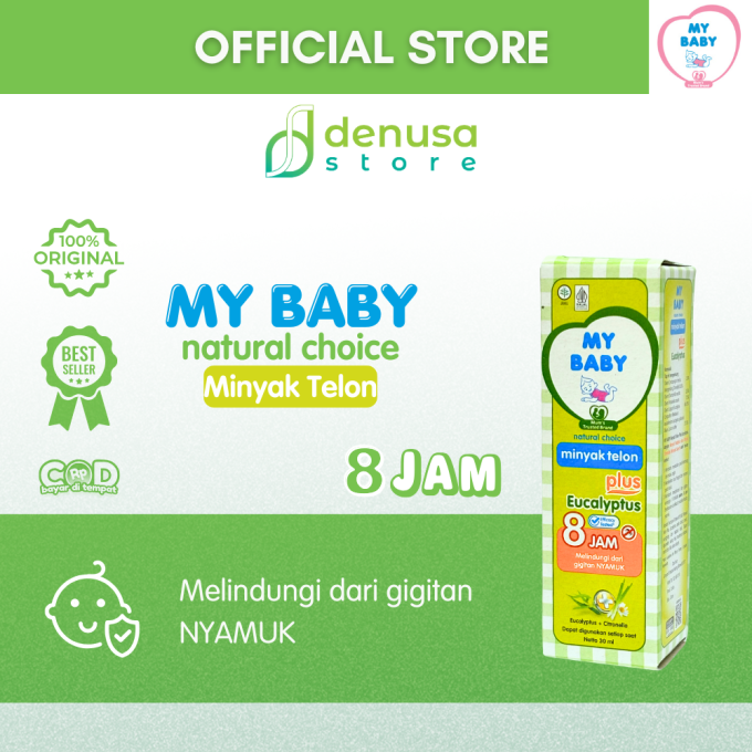 MY BABY Minyak Telon Plus Eucalyptus 8 Jam 30 ml