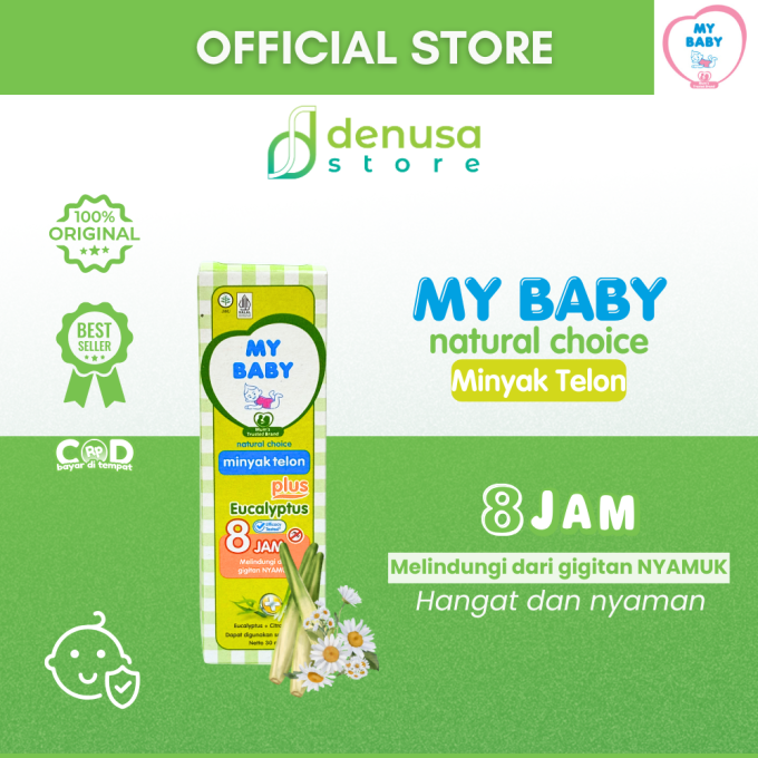 MY BABY Minyak Telon Plus Eucalyptus 8 Jam 30 ml