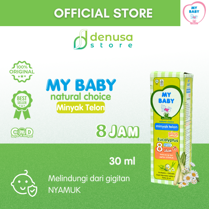 MY BABY Minyak Telon Plus Eucalyptus 8 Jam 30 ml