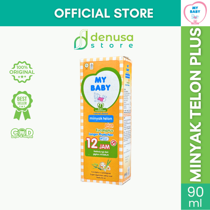 MY BABY Minyak Telon Plus Eucalyptus Longer Protection 12 Jam 90 ml