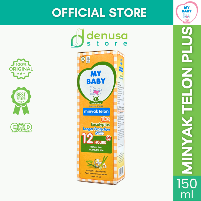 MY BABY Minyak Telon Plus Eucalyptus Longer Protection 12 Jam 150 ml