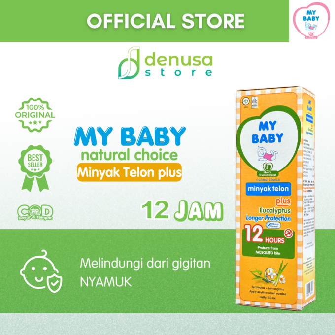 MY BABY Minyak Telon Plus Eucalyptus Longer Protection 12 Jam 150 ml