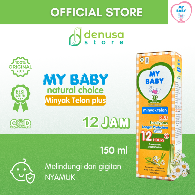 MY BABY Minyak Telon Plus Eucalyptus Longer Protection 12 Jam 150 ml