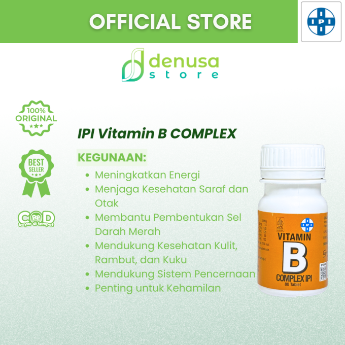 IPI Vitamin B Complex 80 Tablet