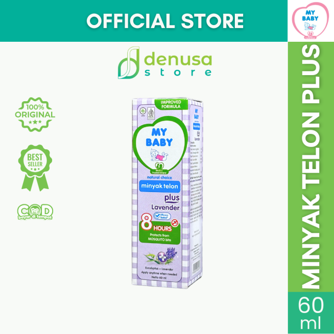MY BABY Minyak Telon Plus Lavender 8 Jam 60 ml